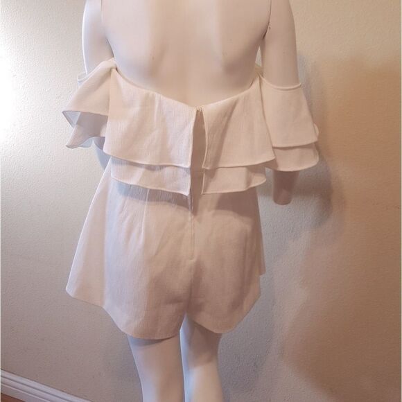 Keepsake No Reason Off the Shoulder Romper Sz XL - Picture 3 of 8